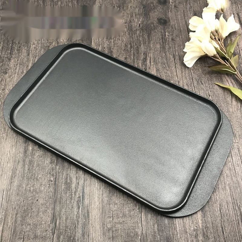 Discover the Versatility of the Flat Striped Cast-iron Griddle Double-sided